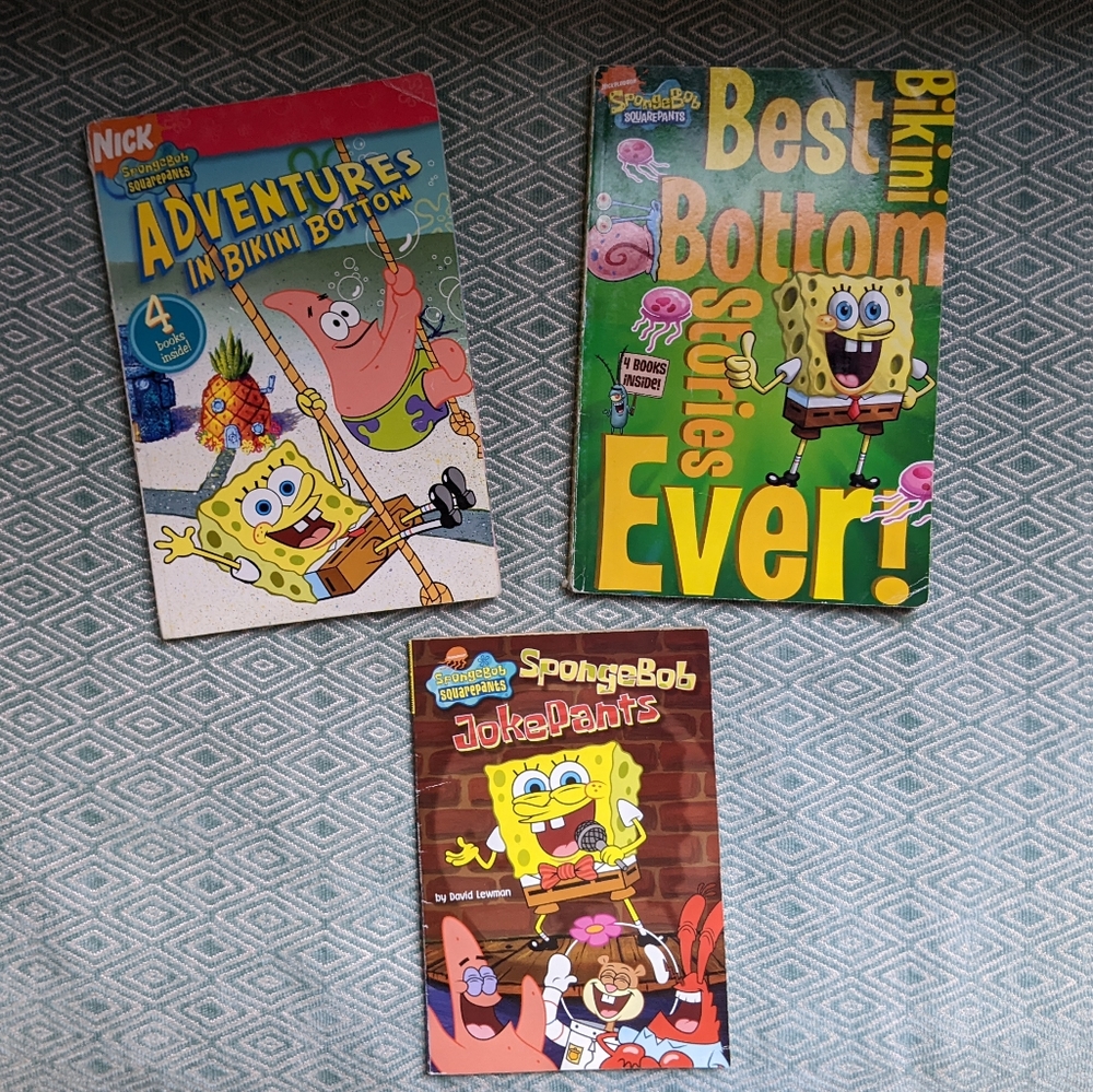Sponge Bob Book Bundle, 3 Books